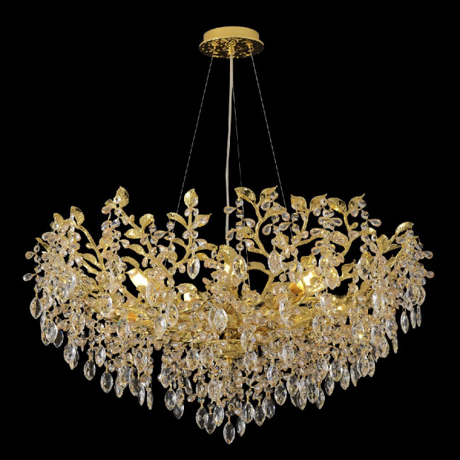 Подвесная люстра Crystal Lux EDEN SP10 GOLD Подвесная люстра Crystal Lux EDEN SP10 GOLD
