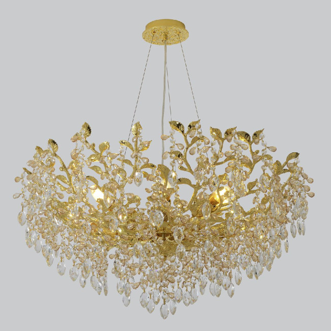 Подвесная люстра Crystal Lux EDEN SP10 GOLD Подвесная люстра Crystal Lux EDEN SP10 GOLD
