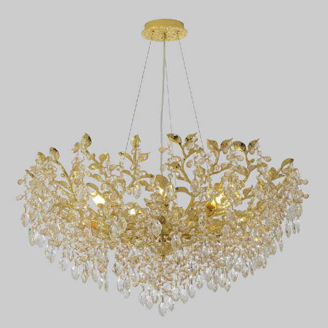 Подвесная люстра Crystal Lux EDEN SP10 GOLD Подвесная люстра Crystal Lux EDEN SP10 GOLD
