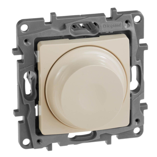 Диммер поворотный Legrand Etika без нейтрали 300W слоновая кость 672319 Диммер поворотный Legrand Etika без нейтрали 300W слоновая кость 672319