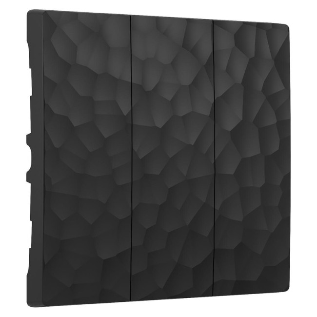 Набор клавиш Werkel Hammer для выключателя трехклавишного черный W1239008 4690389162688 Набор клавиш Werkel Hammer для выключателя трехклавишного черный W1239008 4690389162688