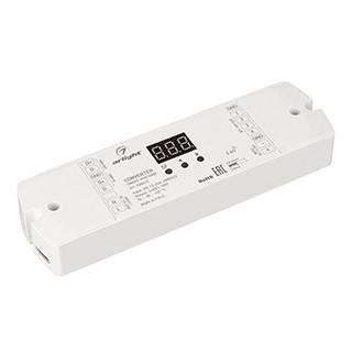 Конвертер Arlight Smart-K40-DMX (12-24V, 0/1-10V) 028413 Конвертер Arlight Smart-K40-DMX (12-24V, 0/1-10V) 028413