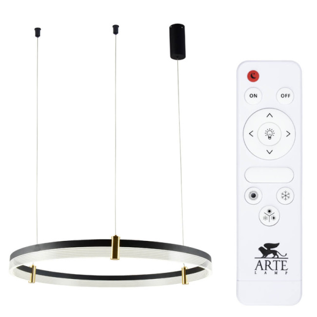 Подвесной светодиодный светильник Arte Lamp Mercury A2183SP-1BK Подвесной светодиодный светильник Arte Lamp Mercury A2183SP-1BK