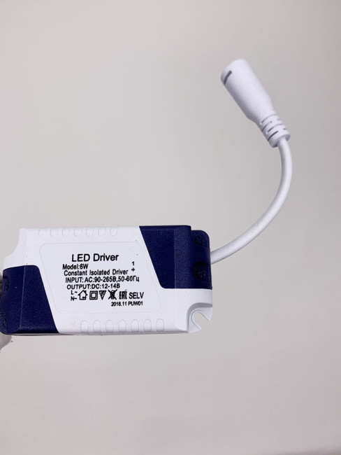 Настенно-потолочный светильник Elvan NLS-702SQ-6W-WW-Wh