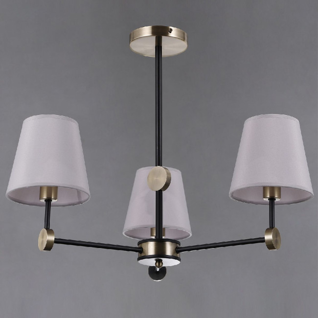 Люстра на штанге Illumico IL0394-3CSQ-24 BK AB CASTOR