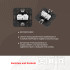 Розетка RJ45 Arte Milano 217.45-2.black Розетка RJ45 Arte Milano 217.45-2.black
