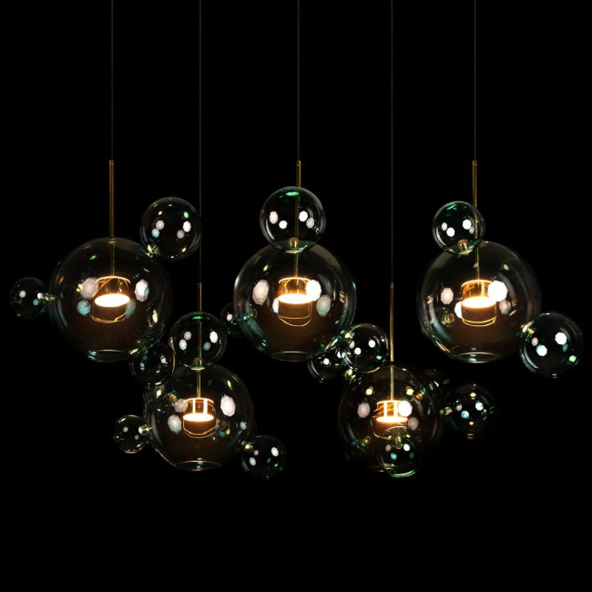 Подвесная люстра Loft IT Bolle 2027-S5 Blue