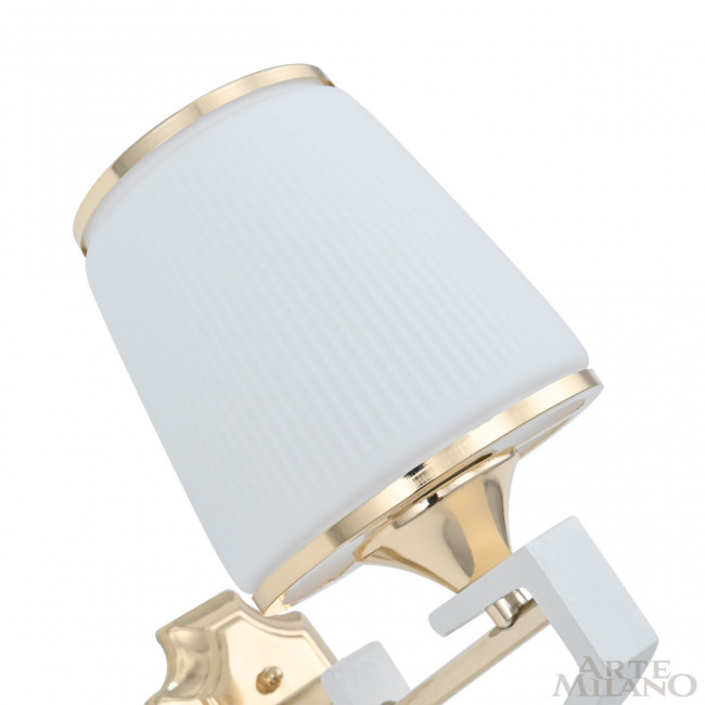 Бра Arte Milano Florentia-2457 302457/1W Wh/Gd