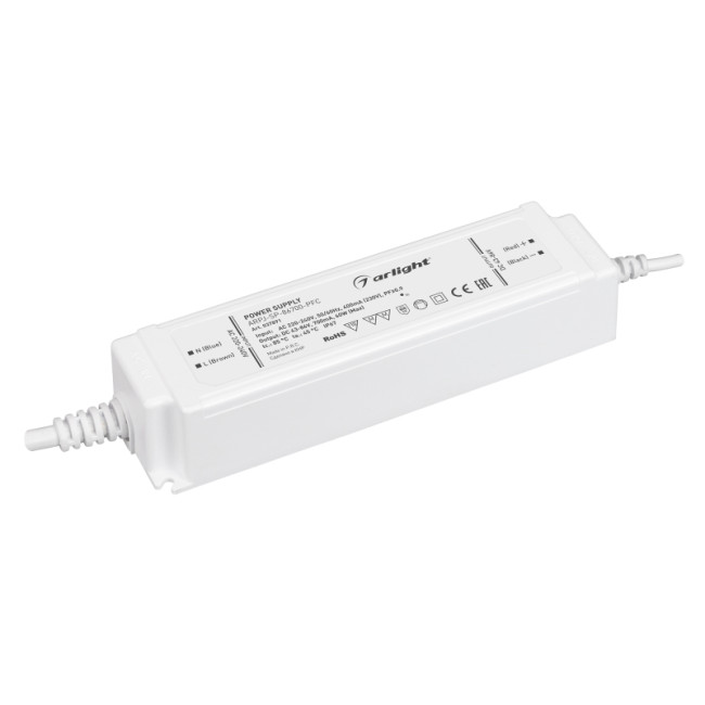 Блок питания Arlight ARPJ-SP-86700-PFC (60W, 43-86V, 0.7A) 037891 Блок питания Arlight ARPJ-SP-86700-PFC (60W, 43-86V, 0.7A) 037891