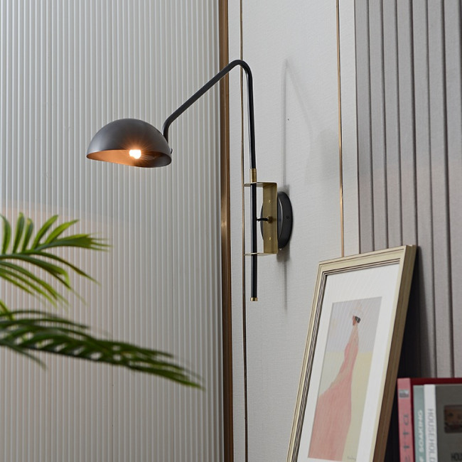 Бра DeLight Collection Wall lamp MT9049-1WB black/bronze Бра DeLight Collection Wall lamp MT9049-1WB black/bronze