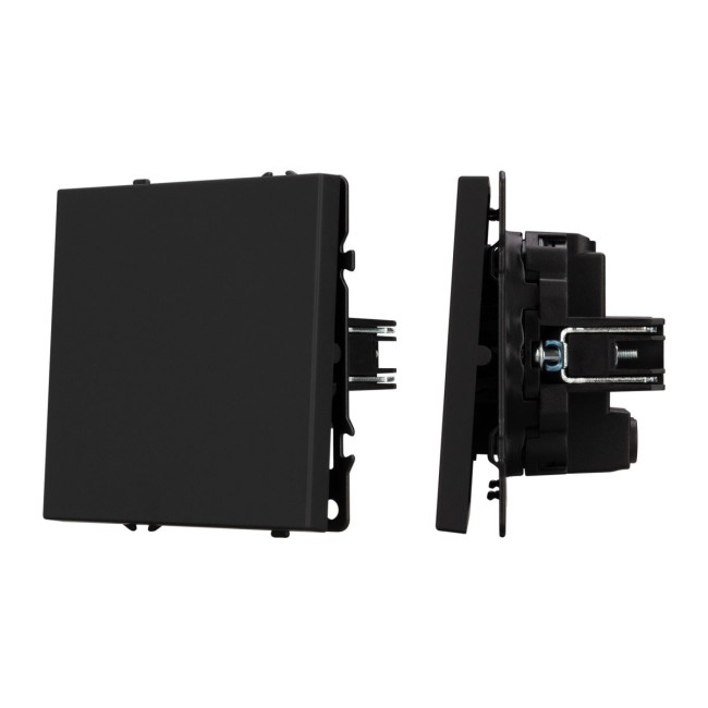 Механизм выключателя одноклавишный перекрёстный Arlight SWT-NOBE-MKX1-SFPL-BK (230V, 10A) 054249 Механизм выключателя одноклавишный перекрёстный Arlight SWT-NOBE-MKX1-SFPL-BK (230V, 10A) 054249