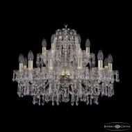 Подвесная люстра Bohemia Ivele Crystal 1403/12+6/240 G Подвесная люстра Bohemia Ivele Crystal 1403/12+6/240 G
