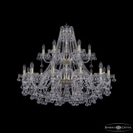 Подвесная люстра Bohemia Ivele Crystal 1409/12+6/360/2d G