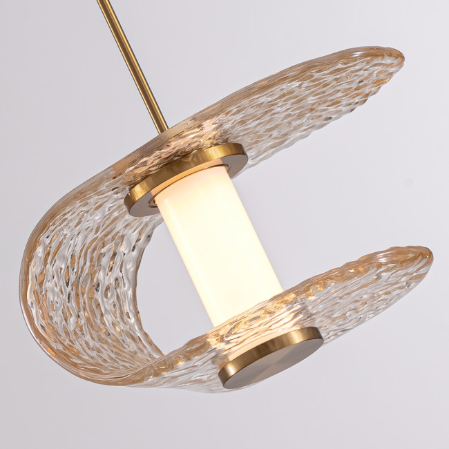 Подвесной светильник MD24020901-3A gold/cognac Подвесной светильник MD24020901-3A gold/cognac