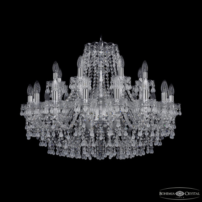 Подвесная люстра Bohemia Ivele Crystal 1410/16+8/300 Ni V0300
