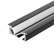 Алюминиевый профиль Arlight SL-BEVEL-W21-F-2000 ANOD BLACK 048997 Алюминиевый профиль Arlight SL-BEVEL-W21-F-2000 ANOD BLACK 048997