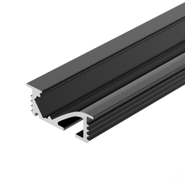 Алюминиевый профиль Arlight SL-BEVEL-W21-F-2000 ANOD BLACK 048997 Алюминиевый профиль Arlight SL-BEVEL-W21-F-2000 ANOD BLACK 048997