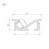 Алюминиевый профиль Arlight SL-BEVEL-W21-F-2000 ANOD BLACK 048997 Алюминиевый профиль Arlight SL-BEVEL-W21-F-2000 ANOD BLACK 048997