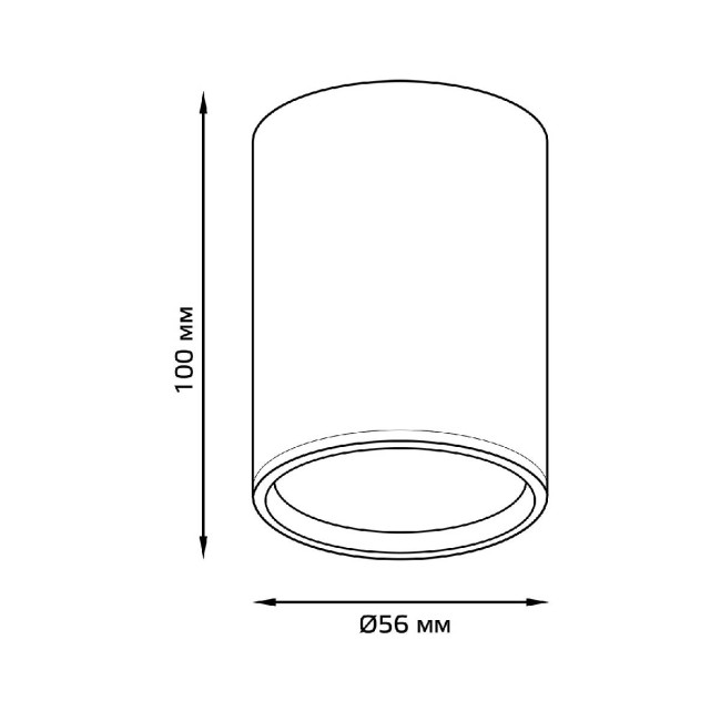 Накладной светильник Gauss Basic HD063 Накладной светильник Gauss Basic HD063