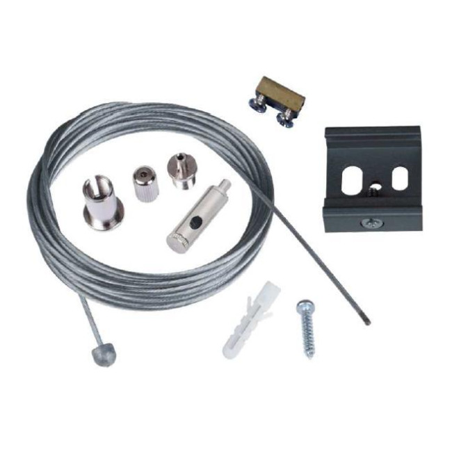 Набор для подвесного монтажа шинопроводов (UL-00002394) Uniel UFB-H42 Silver 1 Polybag Набор для подвесного монтажа шинопроводов (UL-00002394) Uniel UFB-H42 Silver 1 Polybag