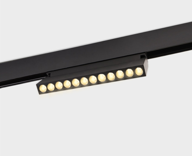 Трековый магнитный светильник Italline Atom IT012-5023 black 3000K Трековый магнитный светильник Italline Atom IT012-5023 black 3000K