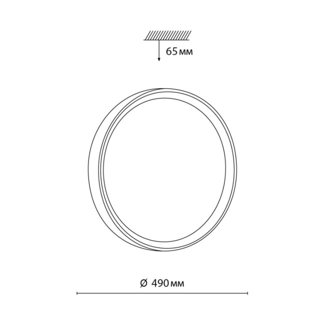 Настенно-потолочный светильник Sonex Pale Woodi 7603/ELN