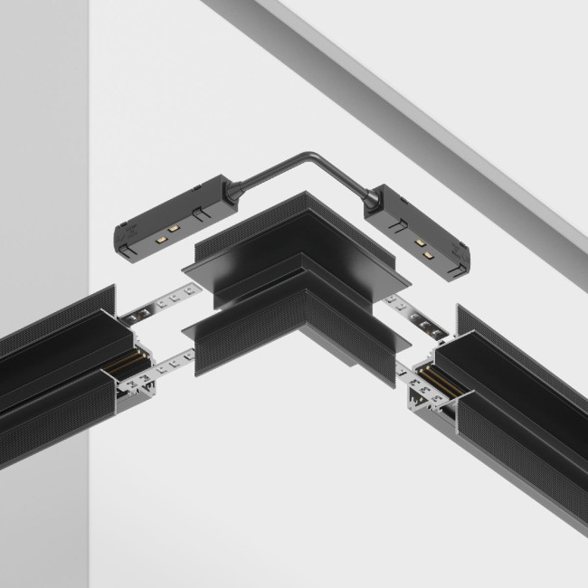 Угловой коннектор внешний Maytoni Accessories for tracks TRA004OCL-22B Угловой коннектор внешний Maytoni Accessories for tracks TRA004OCL-22B