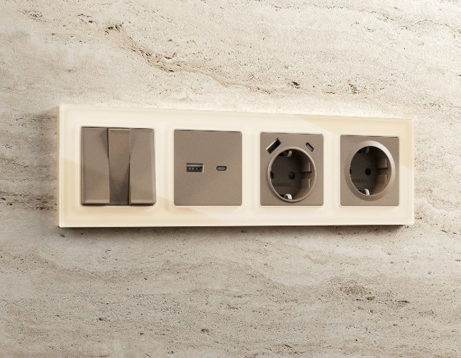 Рамка одноместная Ambrella Volt Platos AF330301 Рамка одноместная Ambrella Volt Platos AF330301