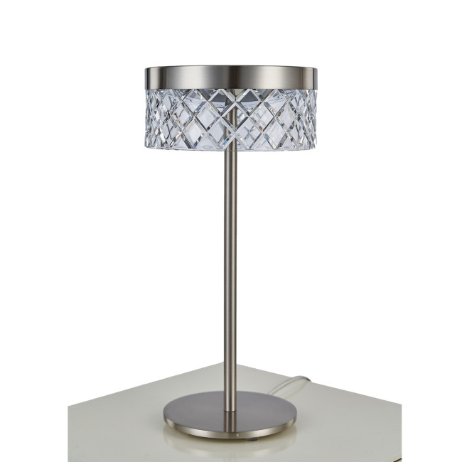 Настольная лампа MT21020075-1A satin nickel Настольная лампа MT21020075-1A satin nickel