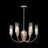 Люстра на штанге Crystal Lux SECRET SP6 GOLD