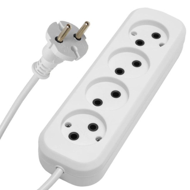 Удлинитель 4-местный Stekker HM01-40-03 3м 2x075 39217 Удлинитель 4-местный Stekker HM01-40-03 3м 2x075 39217