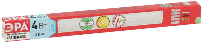 Линейный светодиодный светильник Эра LLED-04-0-40K-004 Б0056180