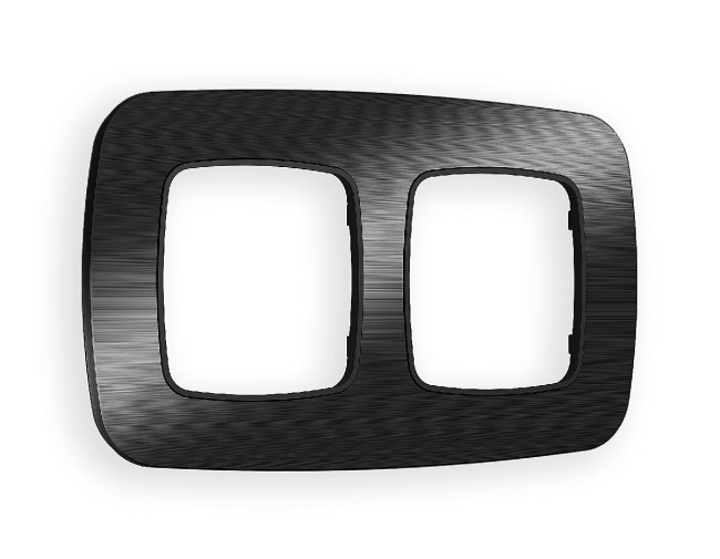 Рамка двухместная Ambrella Volt Radian OF580502 Рамка двухместная Ambrella Volt Radian OF580502