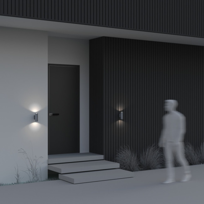 Уличный настенный светильник Maytoni Bowery O574WL-02GR Уличный настенный светильник Maytoni Bowery O574WL-02GR