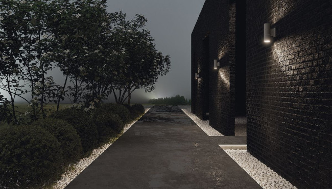 Уличный настенный светильник Maytoni Bowery O574WL-02GR Уличный настенный светильник Maytoni Bowery O574WL-02GR