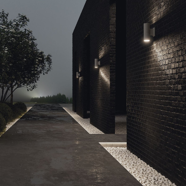 Уличный настенный светильник Maytoni Bowery O574WL-02GR Уличный настенный светильник Maytoni Bowery O574WL-02GR