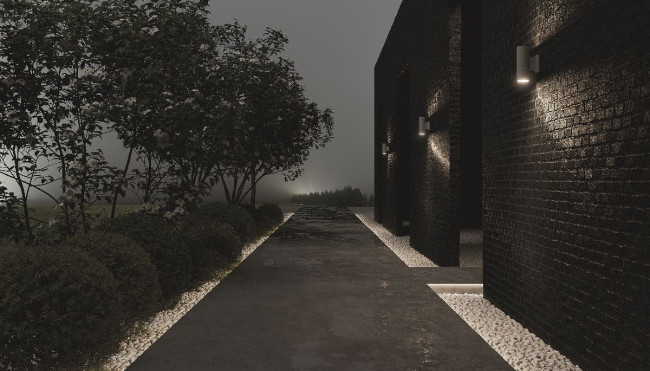 Уличный настенный светильник Maytoni Bowery O574WL-02GR Уличный настенный светильник Maytoni Bowery O574WL-02GR