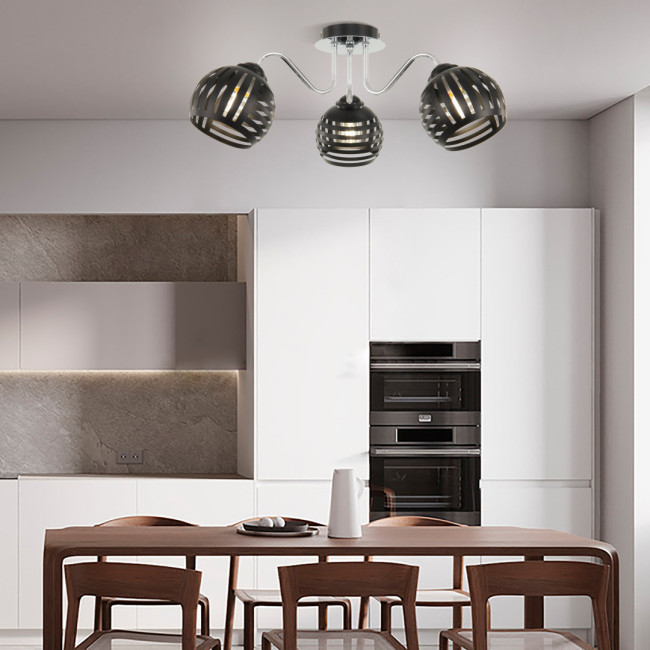 Потолочная люстра Arte Milano Amalfi 325107/3 BK.CR