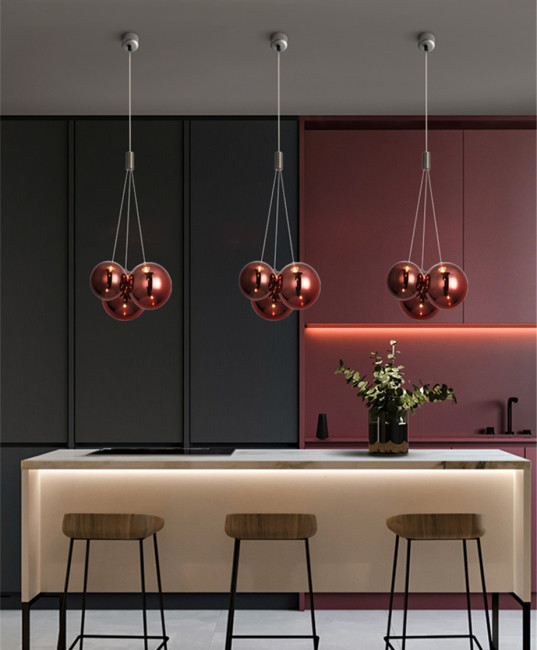 Подвесной светильник 19152P/3 rose gold Подвесной светильник 19152P/3 rose gold