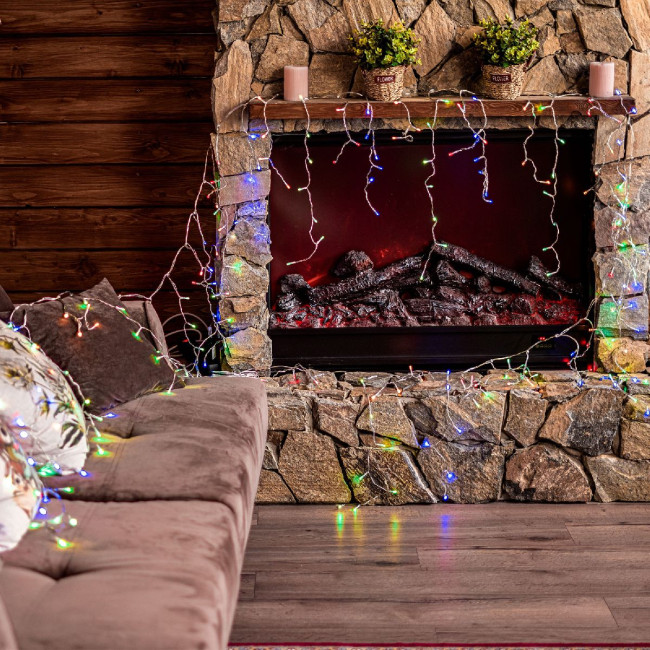 Уличная гирлянда Uniel ULD-B6007-200/STK MULTI IP44 UL-00010888