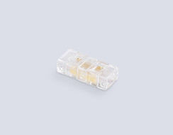 Соединитель прямой Ambrella Light Illumination COB 12/24V для лент 5mm (2 конт.) (10шт. в комплекте) GS6341