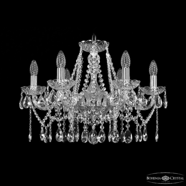 Подвесная люстра Bohemia Ivele Crystal 1413/6/200 Ni Подвесная люстра Bohemia Ivele Crystal 1413/6/200 Ni