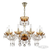 Подвесная люстра Bohemia Ivele Crystal 5417/10/240 G Amber/M-1H Подвесная люстра Bohemia Ivele Crystal 5417/10/240 G Amber/M-1H