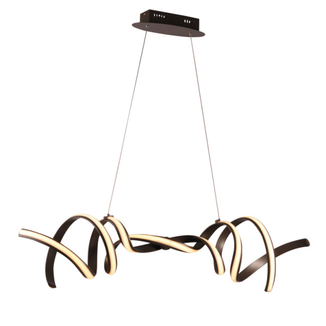 Подвесной светильник Delight Collection Fluire MD8690-2C dark bronze Подвесной светильник Delight Collection Fluire MD8690-2C dark bronze