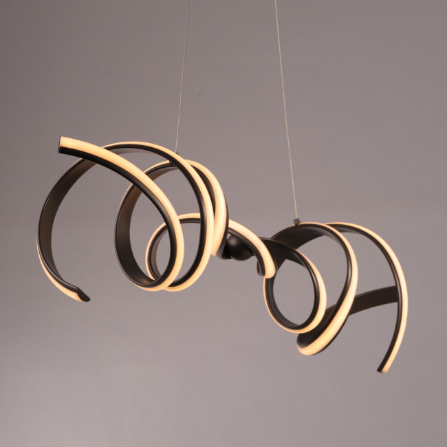 Подвесной светильник Delight Collection Fluire MD8690-2C dark bronze Подвесной светильник Delight Collection Fluire MD8690-2C dark bronze