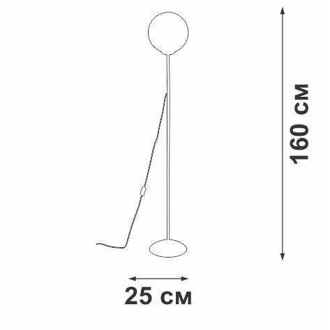 Торшер Vitaluce V2842-0/1P