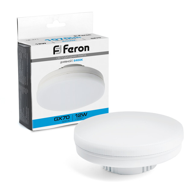 Лампа светодиодная Feron LB-471 GX70 12W 6400K 48302 Лампа светодиодная Feron LB-471 GX70 12W 6400K 48302