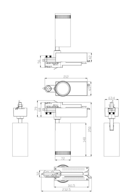 Трековый светильник ЭРА STR-30-99-40K-W30 Б0049785