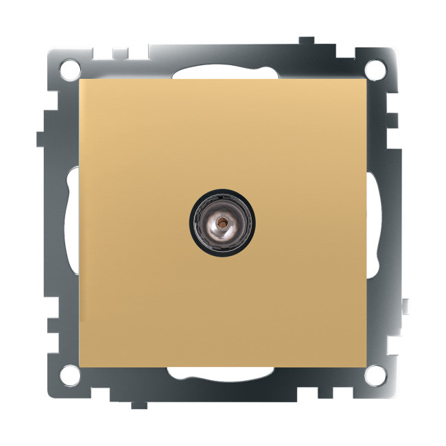 Розетка телевизионная 1-местная Stekker Катрин GLS00-7108-08 49228