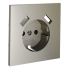 Накладка для розетки с заземлением и защитными шторками, с USB A+A Voltum S70 (шелк) VLS000904 Накладка для розетки с заземлением и защитными шторками, с USB A+A Voltum S70 (шелк) VLS000904